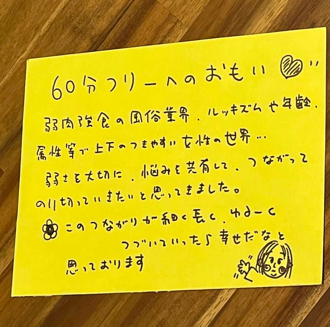 【活動報告】自助グループ「女の子たちの60分フリー」　対面開催しました！