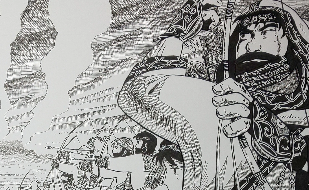 「人間の大地へ!~シャクシャインの戦い~」第1巻を2冊。