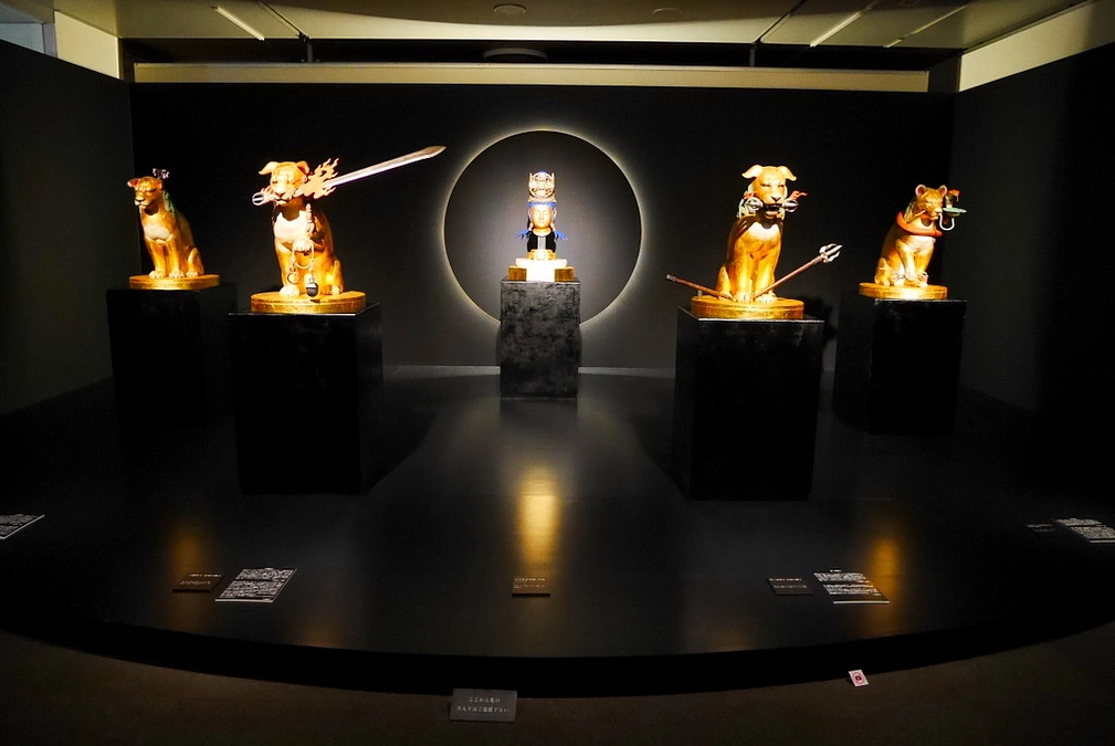 そごう美術館あと一週間！【四大明王獅子の紹介】