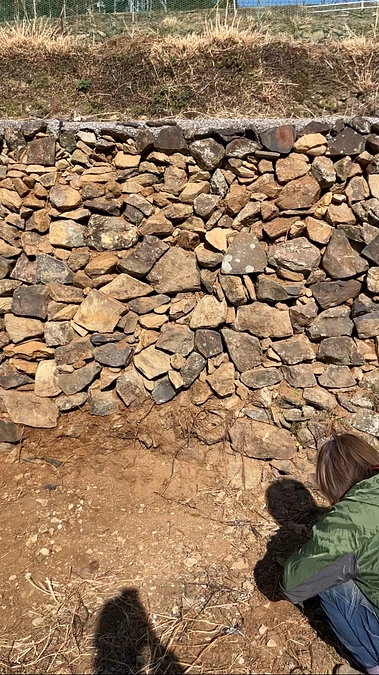 【感謝】石垣の修繕が進んでいます！