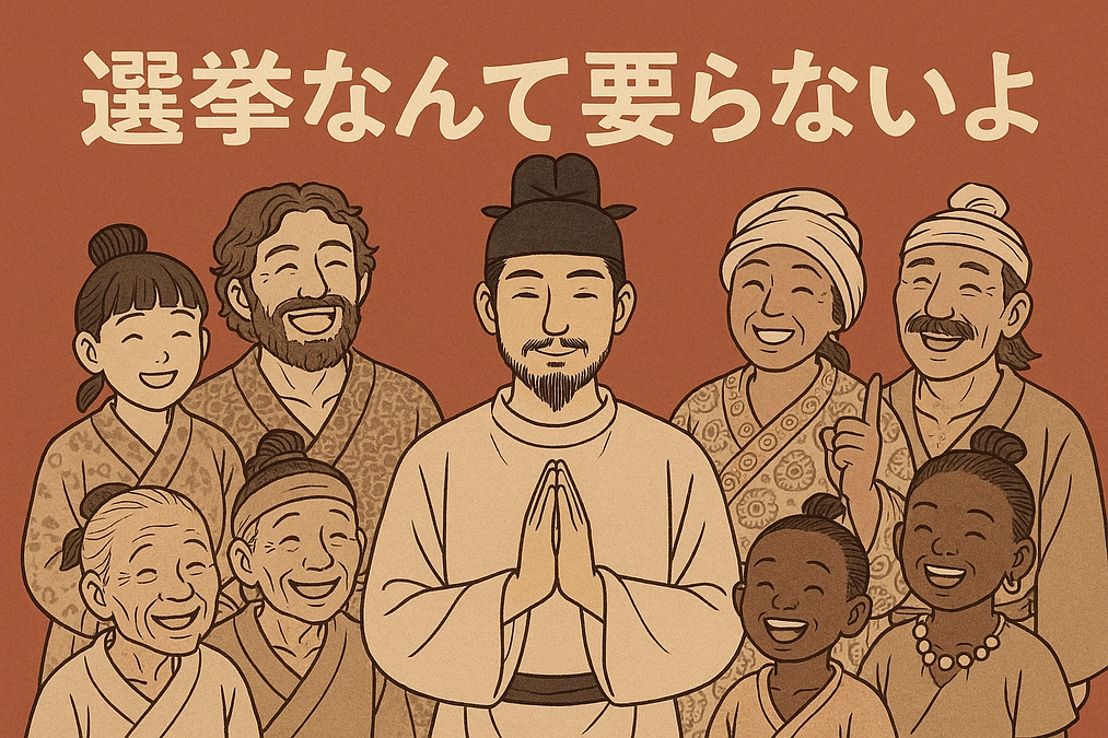 note 毎日投稿38日目：選挙なんて要らないよ その３８（十七条憲法❓）その３