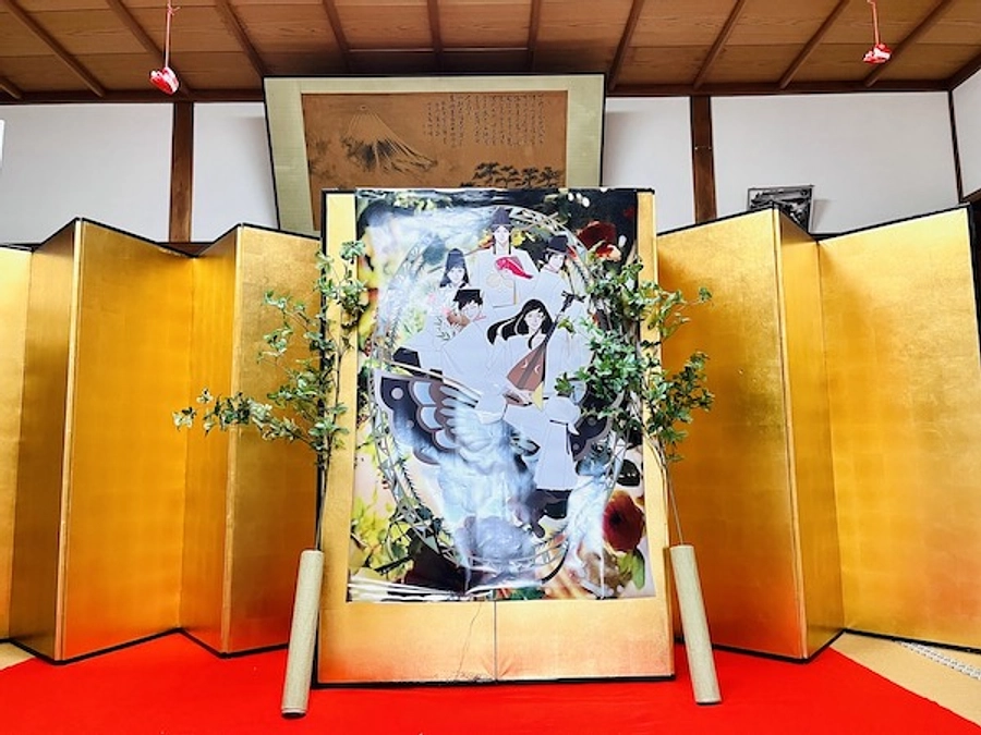 奈良・三輪坐惠比須神社様にて個展巡回展を開催させていただきました♪