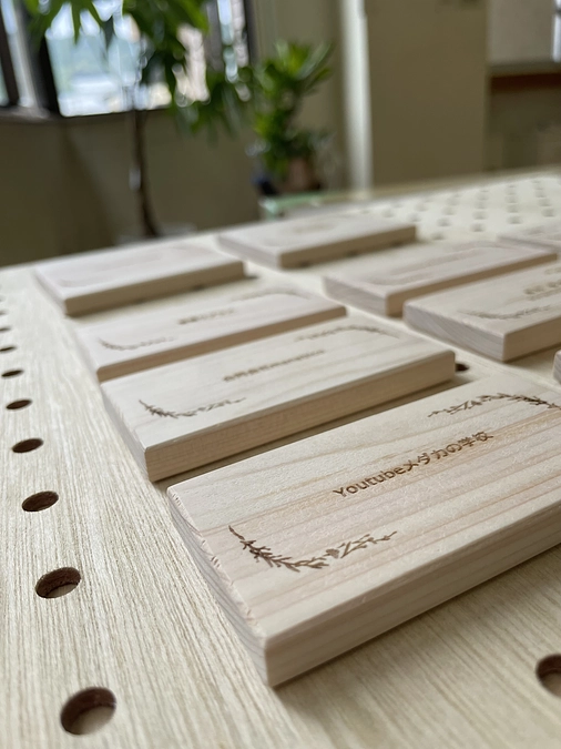 プレート準備&内覧会開始