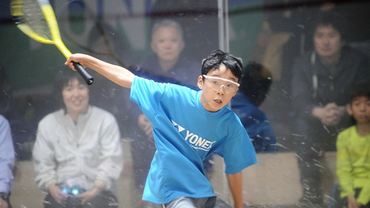 年齢別の大会を開催し多くの子供にスカッシュをする喜びを！