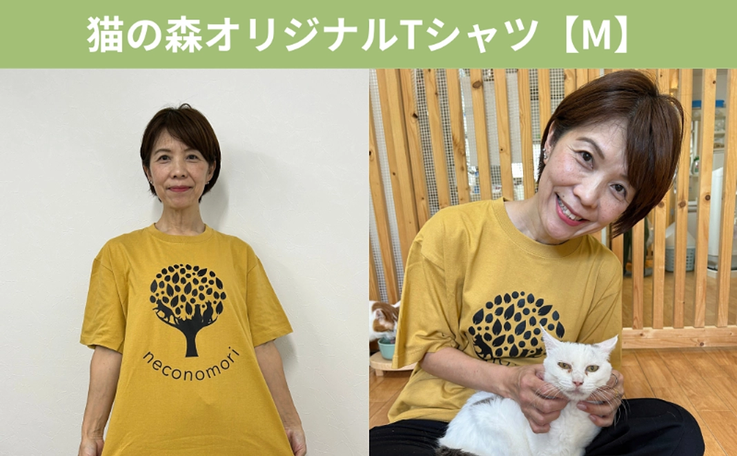 ＜7/11追加＞猫の森オリジナルTシャツコース【Mサイズ】｜18,000円