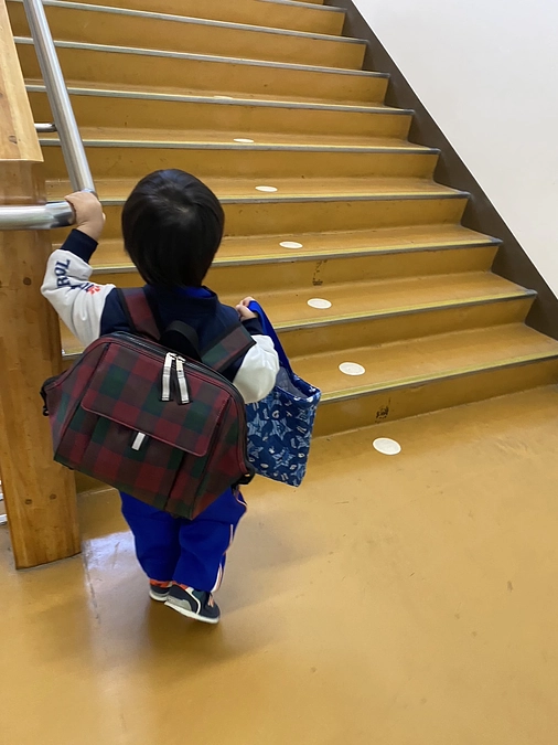 登園した子どもたち