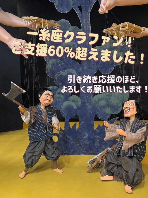 ご支援が60%を超えました！