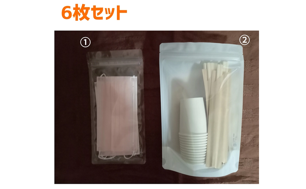 シンデレラフィットのジッパーバッグ6枚セット