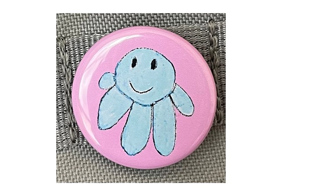 【感謝のメール・活動報告】＋【記念缶バッチ】