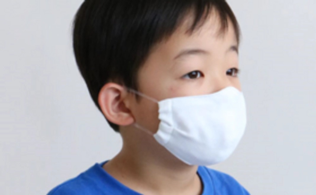 寄贈用3枚セット【10%OFF】サラサラ快適　洗える抗菌防臭マスク　キッズサイズ