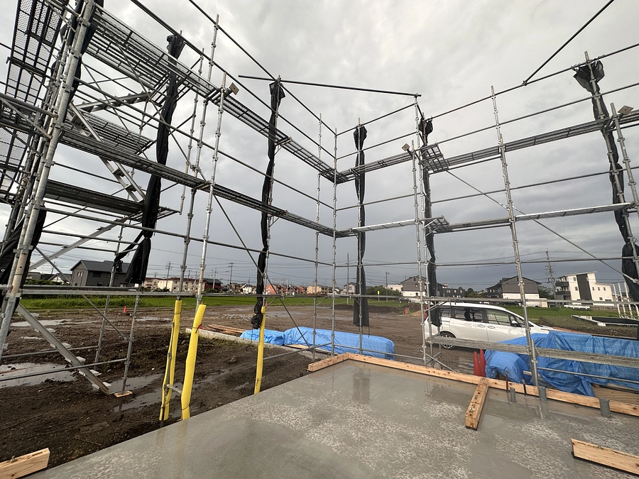 ドッグカフェ”Dag”の建前が無事終わりました