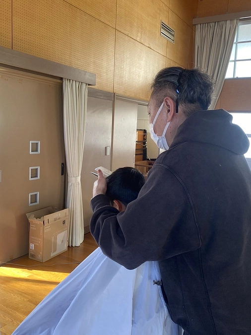 新年1度目の散髪ボランティアに行ってきました