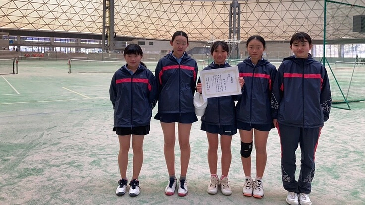 えびの市から全国へ！硬式テニス中学生女子団体！！