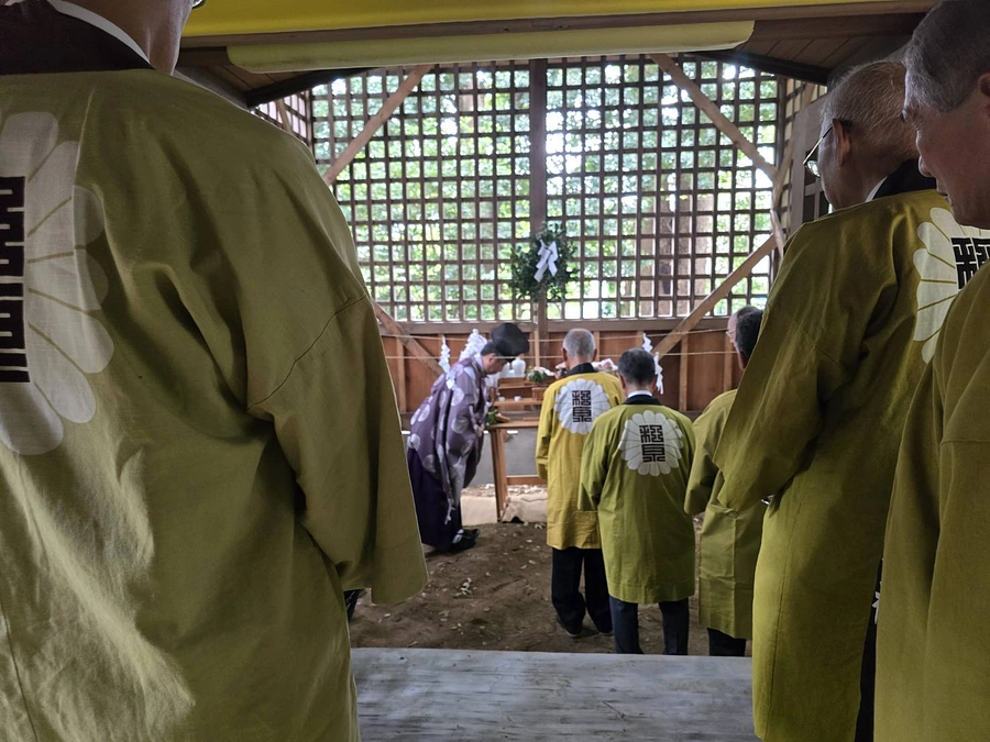 【4月18日　地鎮祭を執り行いました】