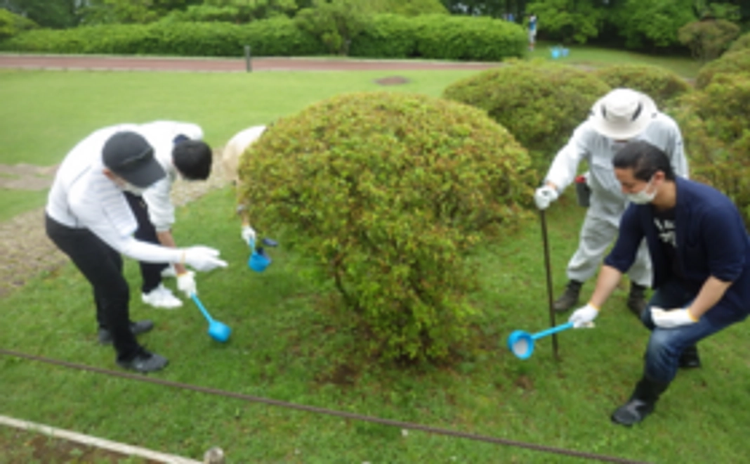 小田急山のホテル庭園|ツツジ・シャクナゲ御礼肥体験(1名)