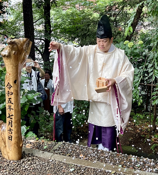目黒富士浅間神社例大祭、目黒富士のお山開き、斎行いたしました。