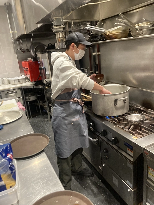 二次避難の方に向けた腹幸支援食堂