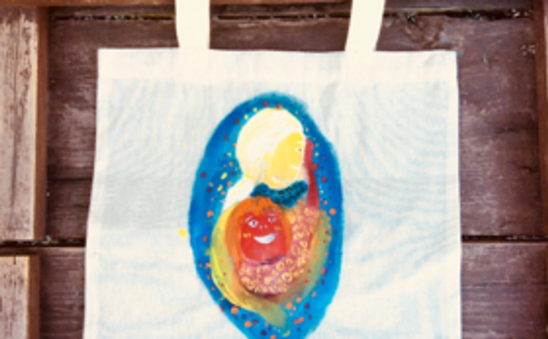 オリジナル手描きトートバック