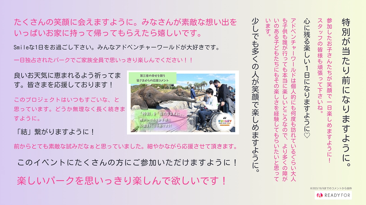【目標金額の30％を突破！】第一目標500万を目指して