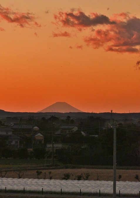 【富士山が見える白子町】