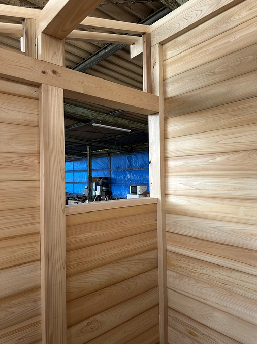 サウナ作り経過