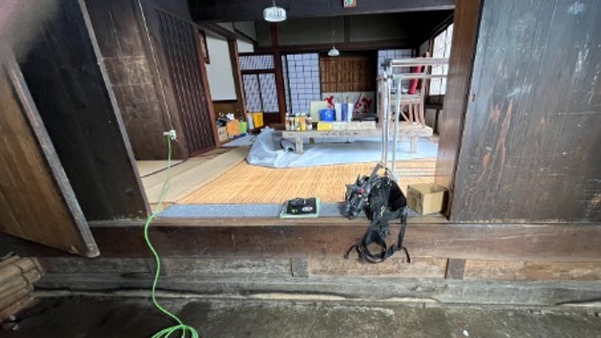 先日の工事の様子です！