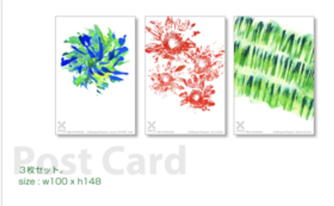 【CROSS】オリジナルポストカード3枚セット