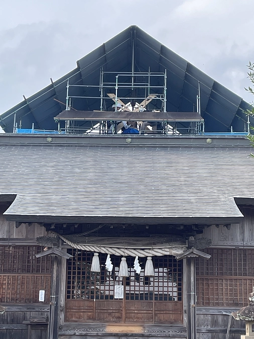 遷宮工事の様子