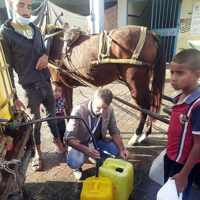 安全な水の配布を6,000人に行いました！