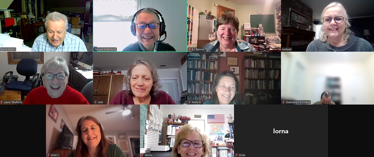 今朝は北米フォイヤーシュタイン・アライアンスの会合で夢育ての活動紹介をしました！