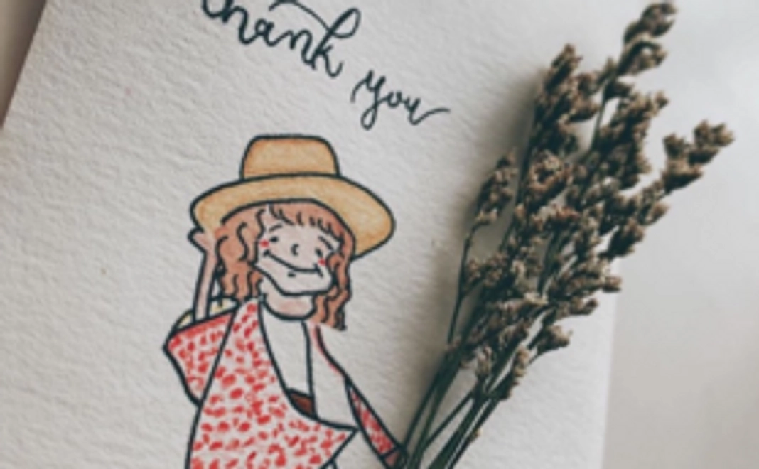 お礼のポストカード