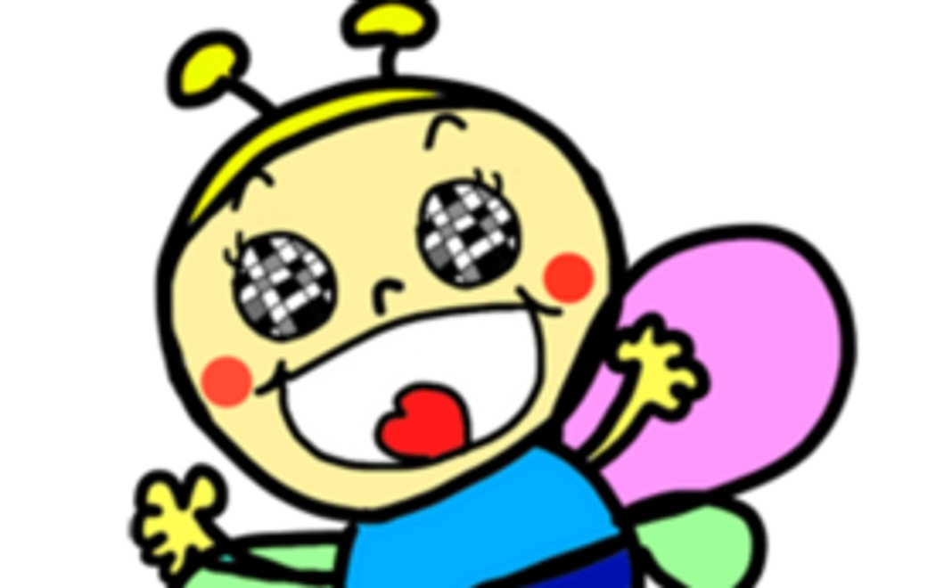 オリジナルキャラクターステッカーと菜の花の種