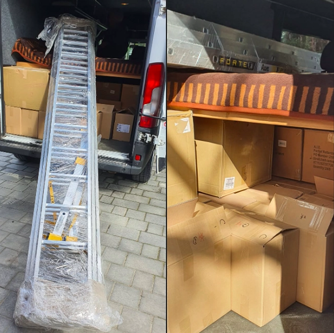 テルノーピリ州への搬出作業