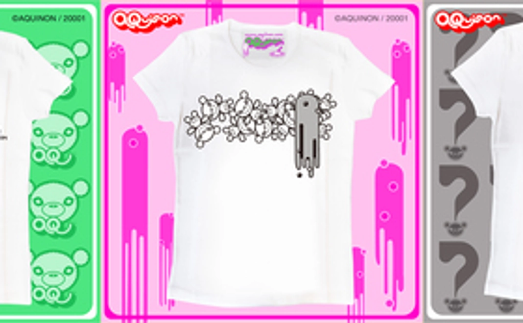 AQUINONブランドの限定Tシャツ + 作品集