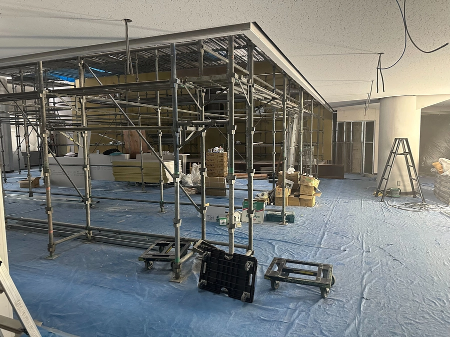 【講堂改修プロジェクト進捗報告】工事25日目