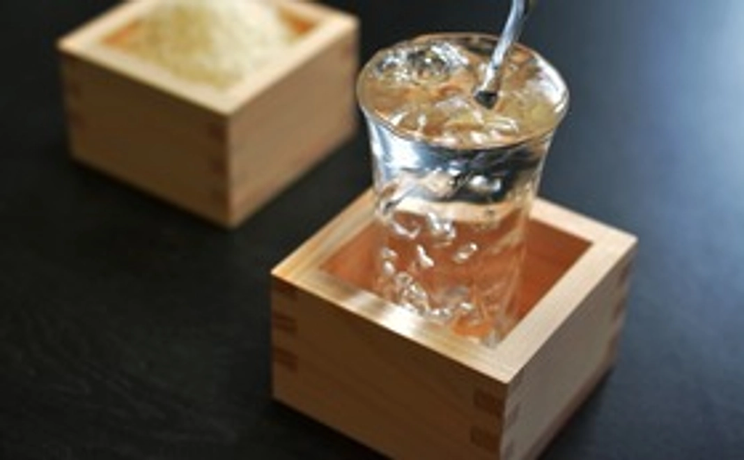 白崎映美セレクト！庄内の日本酒720ml・六た茶屋オリジナル升（ヒノキ２個）・六た茶屋オリジナル手ぬぐい♪