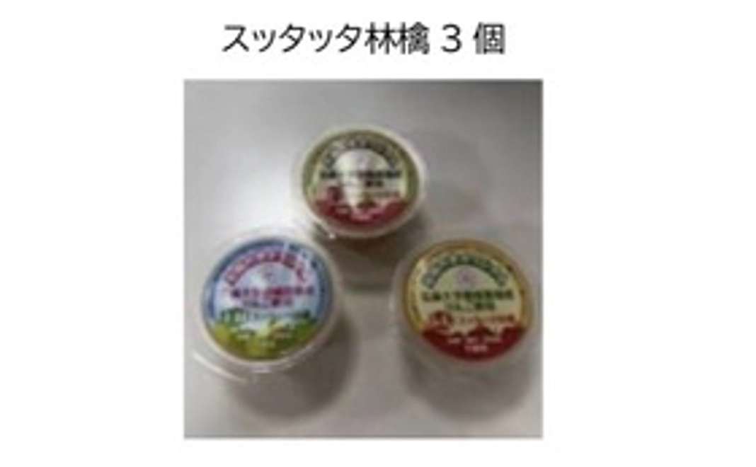 A：お礼のメールと林檎のお菓子