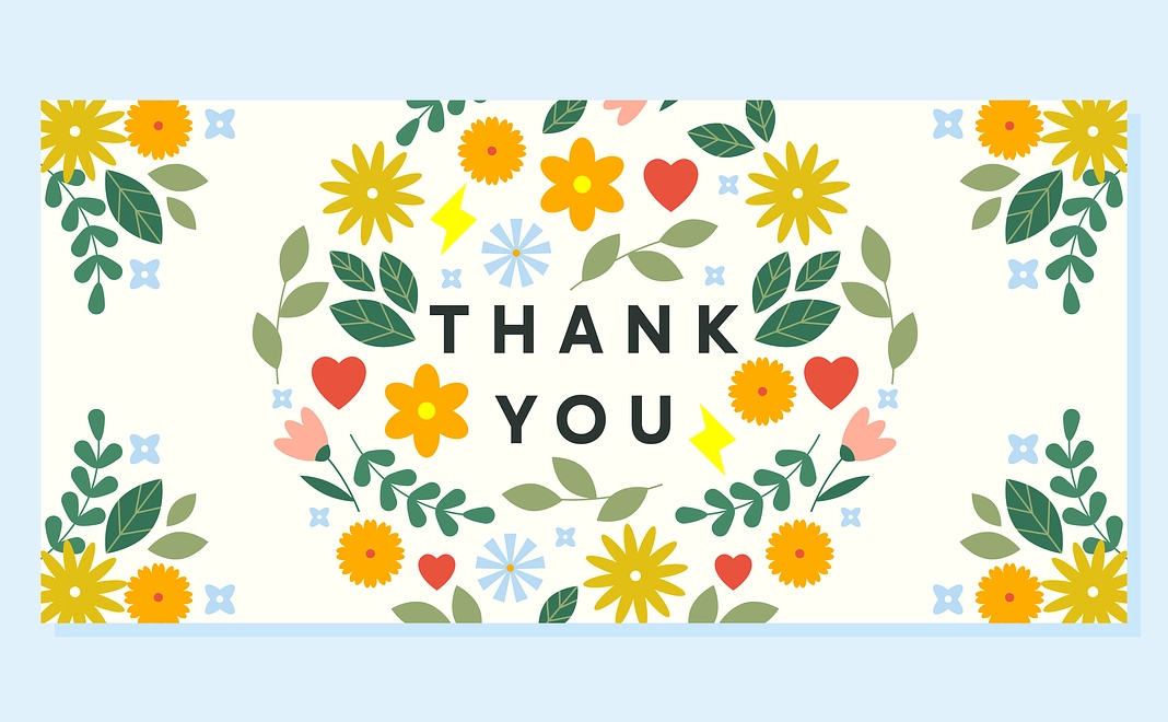 感謝のメール（1,000円応援）