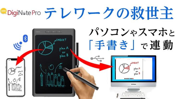 【テレワークにぴったり】パソコンに手書き出来る『液タブ』を広めたい