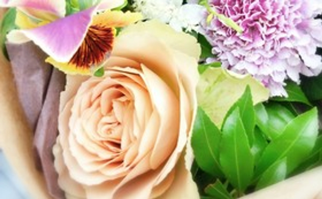 フラワーフォトカードのサンクスレター