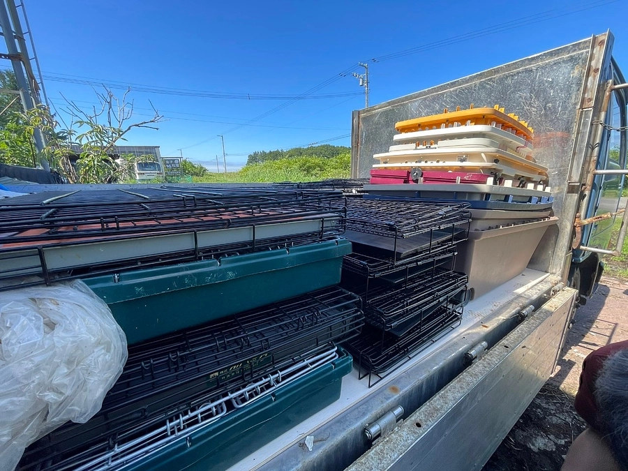 捕獲器やケージ・クレート等、沢山お借りしました！