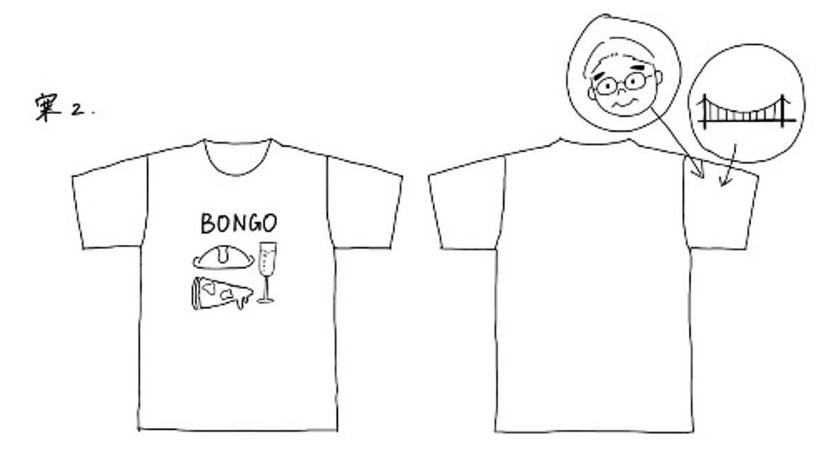 北九州大学｜地域創生学群の地元の学生さんにスタッフTシャツをデザインしてもらいました。