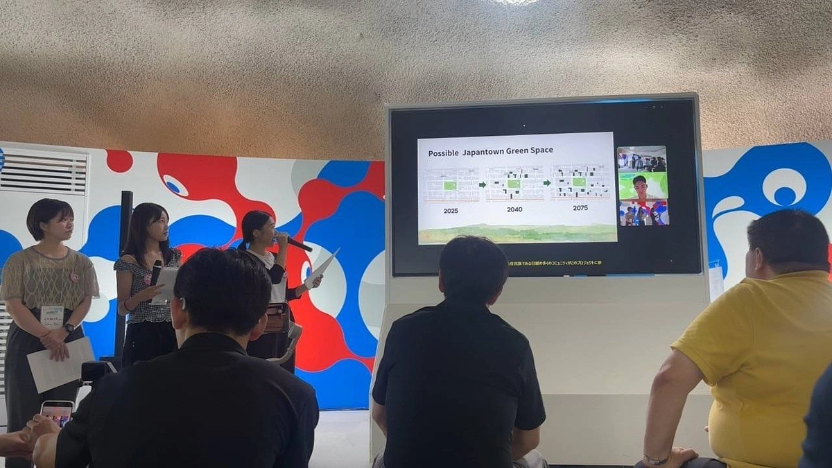 大阪・関西万博で、私たちが考えた社会モデルを発表しました！①