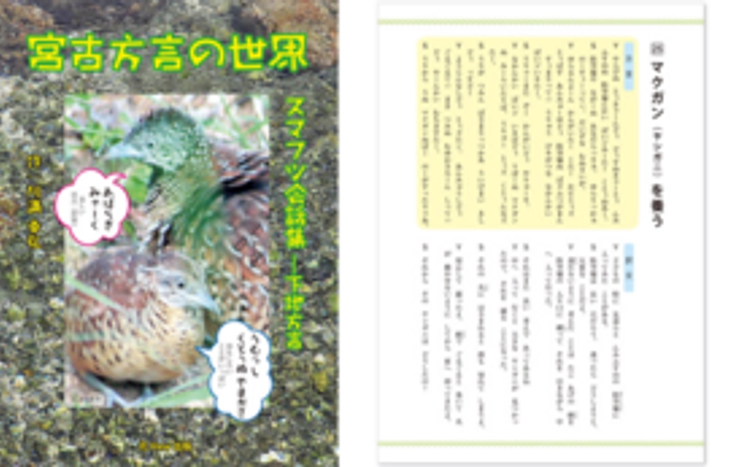 著書（自分史）+「宮古方言の世界」冊子贈呈