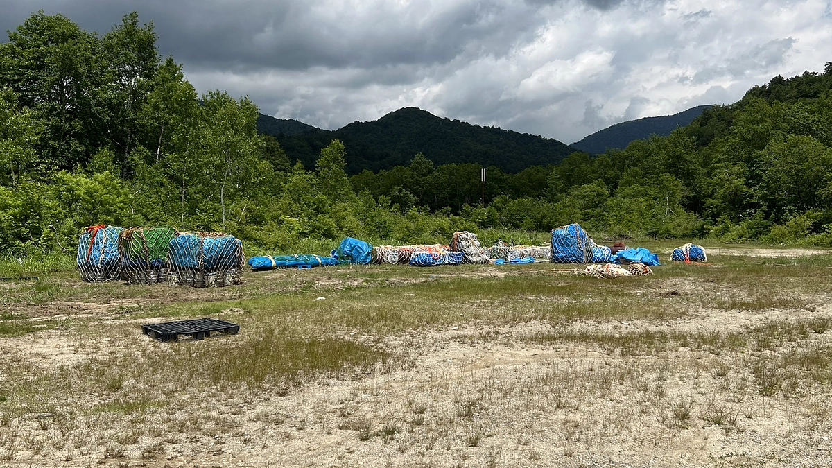 いよいよヘリ輸送に備えての解体！