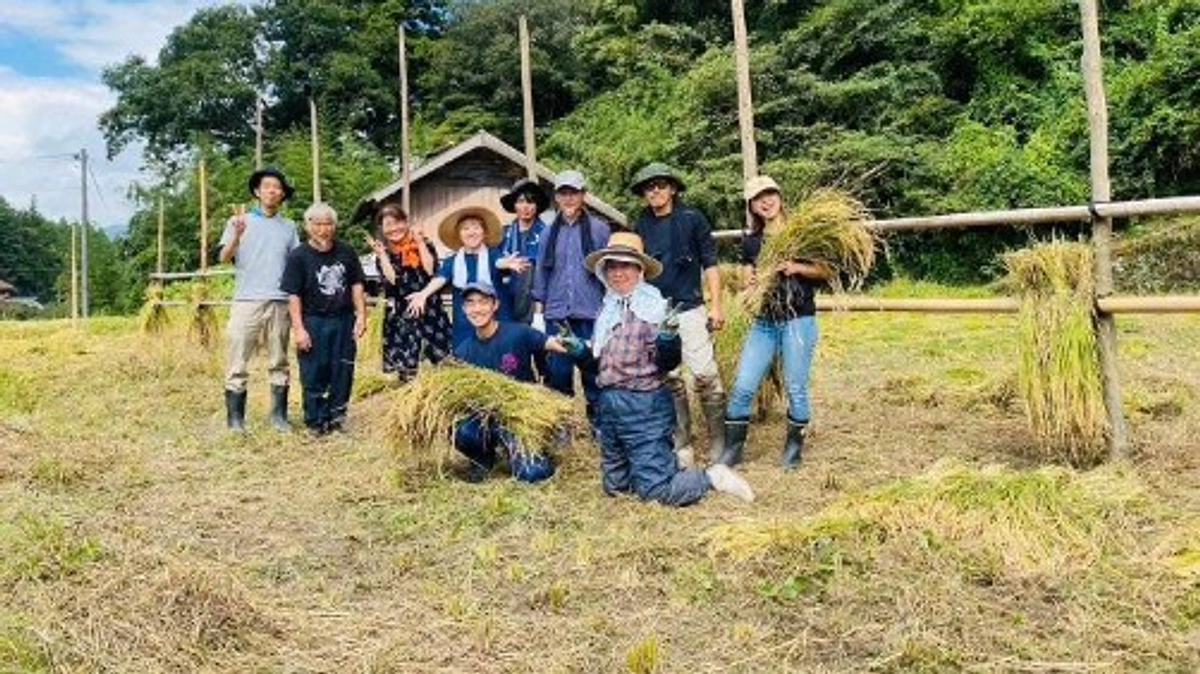 返礼品「野山からありがとう」のハデ干し米について