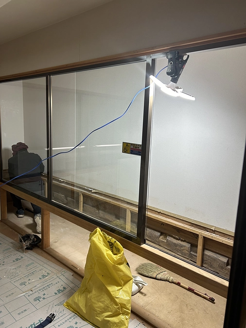 宝物殿　改修工事始まりました！