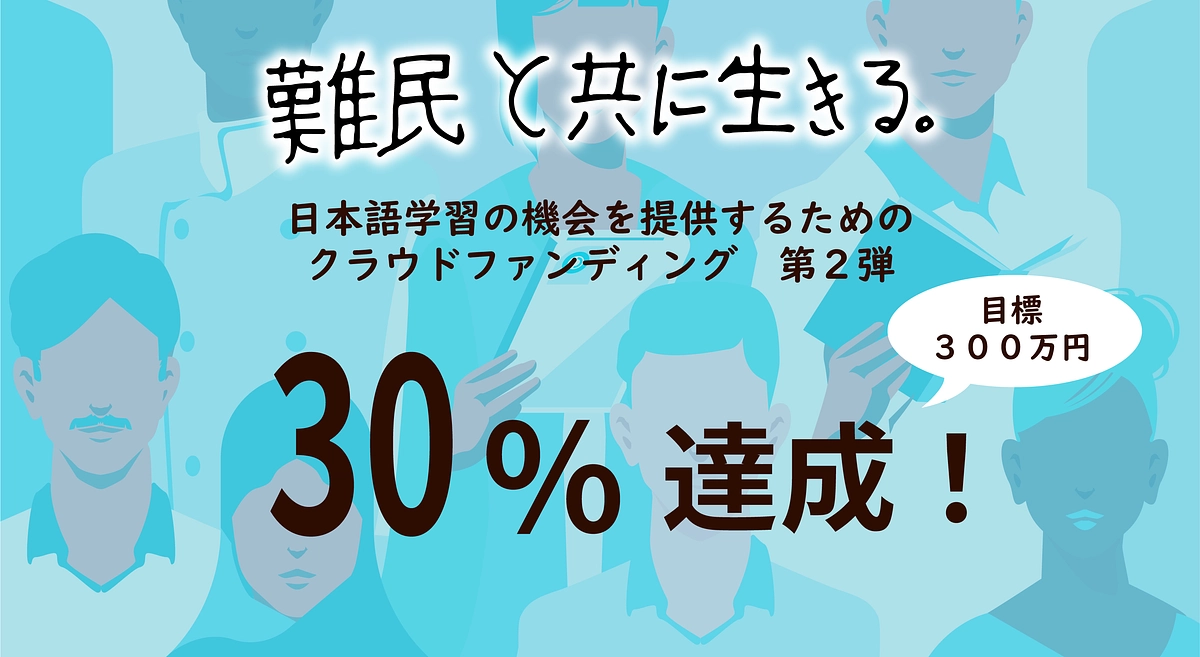 【御礼】目標金額の３０％に達しました！