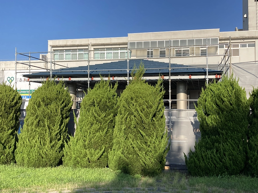 梅雨明けの青空に希望が見えます