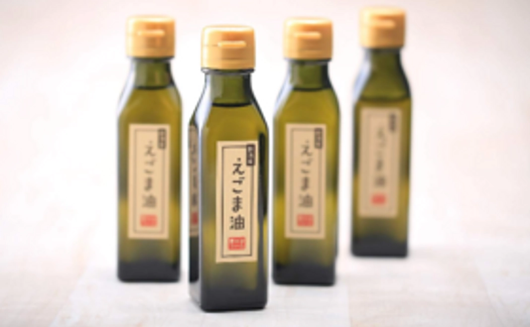【おすすめ！限定50名】オーダーメイド搾油機で搾るえごま油（1年間12本定期便）